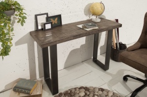 CONSOLA/BIROU 115CM, IRON CRAFT, MANGO, COD 38663, DESIGN VINTAGE