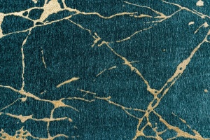 COVOR, MARMURA 160X240CM, VERDE SMARALD/AURIU, POLIESTER/BUMBAC, ARTIM GROUP SELECTION - Img 5