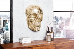 DECORATIUNE DE PERETE SKULL 38385 AURIU STIL MODERN