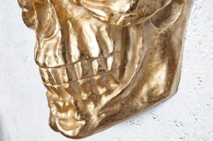 DECORATIUNE DE PERETE SKULL 38385 AURIU STIL MODERN - Img 5