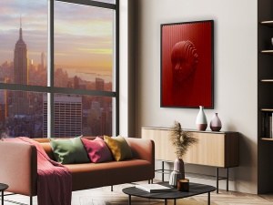 DECORATIUNE, FACE, POLISTIREN SI MDF, FINISAJ ROSU, ARTIM GROUP SELECTION