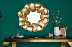 DECORATIUNE OGLINDA PERETE, VARIATION 70CM, COD 43222, METAL, DESIGN INDUSTRIAL