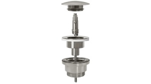 DOP LAVOAR REA UNIVERSAL, CU CLICK CLACK, NICHEL PERIAT, DIN ALAMA, CALITATE SUPERIOARA - Img 2