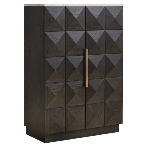 DULAP/CABINET CLAREMONT, 212218, CONFECTIONAT DIN FURNIR DE STEJAR, LEMN SI TRAVERTIN, MARO, STIL MODERN