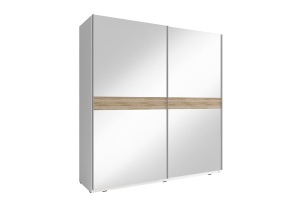 DULAP DORMITOR MIKA V 200 ALB DESIGN MODERN PSK - Img 1