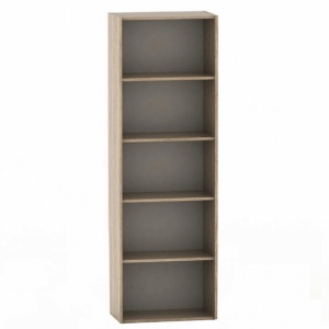 ETAJERA INALTA TEMPO ASISTENT NEW 001, CU RAFTURI, STEJAR SONOMA, DIN PAL MELAMINAT, STIL MODERN, TK - Img 1
