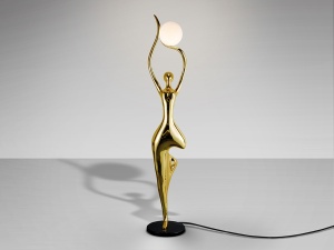 FIGURINA DECORATIVA CU LED 192CM, EL- ARBOL, FIBRA DE STICLA, RASINA SI LED, DESIGN MODERN - Img 4