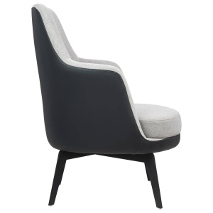 FOTOLIU CONFORTABIL TORO, GRAFIT/GRI, DIN TEXTIL, PIELE ECOLOGICA SI METAL, STIL MODERN B2 - Img 3