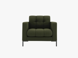 FOTOLIU MAMAIA, VERDE NEVE, CU TAPITERIE DIN TEXTIL FIN, MICADONI