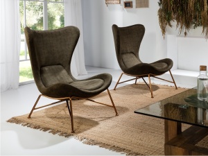 FOTOLIU MODERN, CADRUL DIN METAL SI TEXTIL VERDE INCHIS , ANDREWS COD 598301