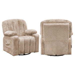 FOTOLIU PIVOTANT PENTRU COPII, 360 GRADE, RELAXANT MICKEY SHEEP, 01 NATURE, S5167, TAPITERIE 100% POLIESTER, STIL MODERN