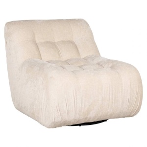 FOTOLIU PIVOTANT ROSY, ALB, TAPITERIE CHENILLE, STIL MODERN, RICHMOND INTERIORS