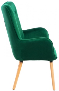 FOTOLIU QUILTED DIN LEMN SI TEXTIL VERDE STIL SCANDINAV - Img 2