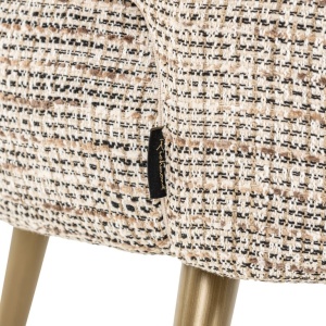 FOTOLIU SABOR BE TRENDY 01 NATURE, S4760, CONFECTIONAT DIN 100% POLIESTER, METAL, ARCURI, POLIURETAN SI SPUMA, STIL MODERN - Img 5