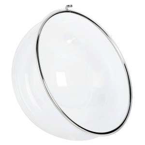 FOTOLIU SUSPENDAT BUBBLE, GALBEN/TRANSPARENT/CROM, DIN ACRIL SI CASMIR, STIL MODERN - Img 3