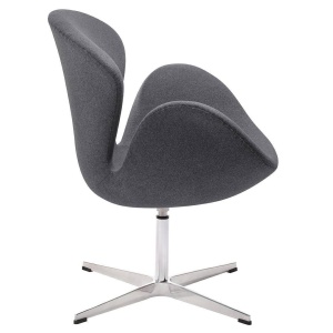 FOTOLIU SWAN WOOL PREMIUM, GRI/CROM, TAPITERIE DIN CASMIR, STIL MODERN B2 - Img 3