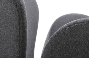 FOTOLIU SWAN WOOL PREMIUM, GRI/CROM, TAPITERIE DIN CASMIR, STIL MODERN B2 - Img 6