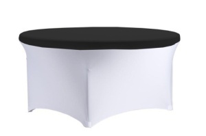 HUSA PENTRU MESE EVENIMENTE ALB/NEGRU 150 cm