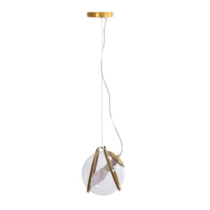 Lampa APP1089-1CP GOLD TRANSPARENT
