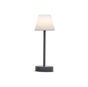 LAMPA DE MASA LOLA SLIM 30, CULOARE GRI ANTRACIT, CU INCARCARE PRIN MICROUSB