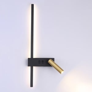 Lampa de perete APP1439-W RIGHT BLACK GOLD - Img 2