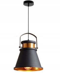 Lampa DE TAVAN ASTI C negru / Auriu - Img 2