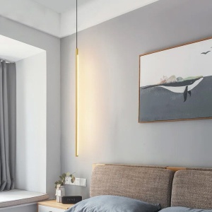 Lampă de tavan LED APP1414-C GOLD 100cm - Img 2