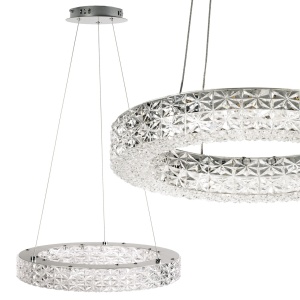Lampa LED MS004-CP 40cm CHROME