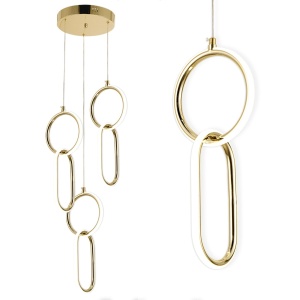 Lampă suspendată LED G077-3CPR Gold