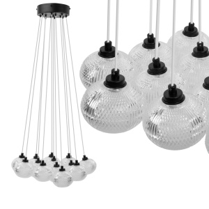 Lampă suspendată MS024-13CP Black