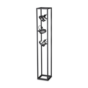 LAMPADAR AUDIO PT3 H130, NEGRU, DIN METAL, STIL MODERN