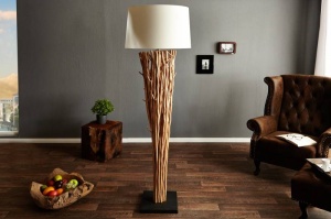 LAMPADAR EUPHORIA 175 CM ALB/NATURAL COD 20697 DESIGN RUSTIC - Img 2