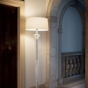 LAMPADAR FORCOLA PT1, ALB, DIN STICLA, STIL MODERN - Img 2