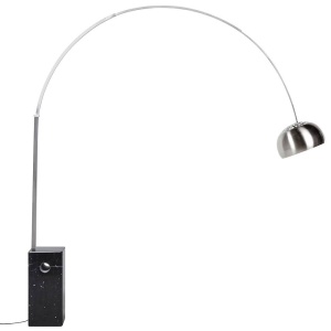 LAMPADAR MARMO, NEGRU, DIN OTEL INOXIDABIL SI MARMURA, STIL MODERN, B2