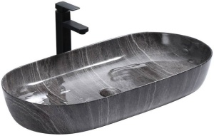 LAVOAR CLEO REA, 81 CM, GRI, MONTAJ PE BLAT, DESIGN DEOSEBIT, CALITATE SUPERIOARA, REA