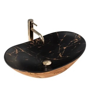 LAVOAR PENTRU BLAT REA ROYAL IN BLACK MARBLE, CALITATE SUPERIOARA