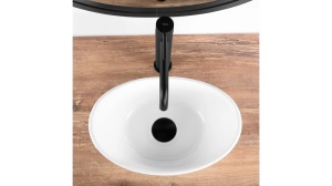 LAVOAR REA KATE, ALB, 36,5 CM, DIN CERAMICA, CALITATE SUPERIOARA - Img 3