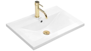 LAVOAR REA LUXURY, 61 CM, DIN CERAMICA, INCASTRAT, CALITATE SUPERIOARA, REA