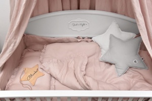 LENJERIE FLOUNCE LINEN ROZ PRAFUIT MARIMEA M IDEALA PENTRU PATUT BEBELUSI BA - Img 5