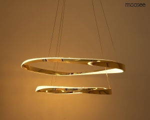 LUSTRA ANILLO 2, AURIE, CONFECTIONATA DIN METAL SI ALUMINIU, STIL MODERN