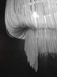 LUSTRA ATLANTA LONG, CROM, DIN METAL SI ALUMINIU, STIL MODERN FUTURIST - Img 6