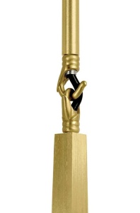 LUSTRA CANDELABR 10, DIN ALUMINIU, AURIE, STIL MODERN - Img 8