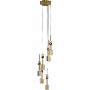 LUSTRA CANDY BAR 44 GOLD, CONFECTIONATA DIN STICLA SI METAL, STIL MODERN