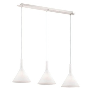 LUSTRA COCKTAIL SP3, ALB, DIN STICLA, DIN MODERN