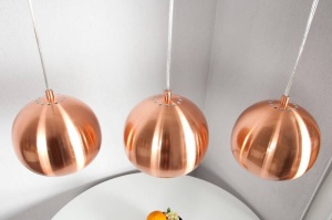 LUSTRA COPPER BALL 22975 DIN METAL SI CUPRU - Img 5