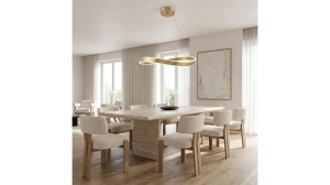 LUSTRA CU LED, ARTIM 069, 80CM, DIN METAL SI LED