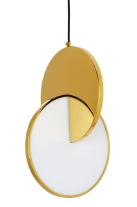 LUSTRA CU LED-URI DISCO, AURIE, DIN OTEL LUSTRUIT, STIL MODERN - Img 2
