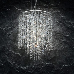 LUSTRA DE CRISTAL EVASIONE SP10 CROM STIL MODERN IDEAL LUX