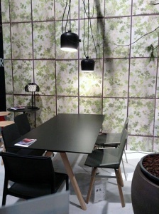 LUSTRA EYE 2, NEAGRA, DIN ALUMINIU, STIL MODERN, B2