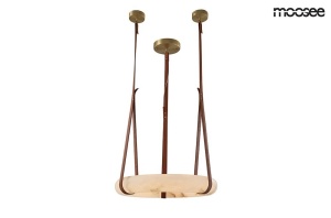 LUSTRA GALA, DIN STICLA DE ALABASTRU, PIELE SI ALAMA, STIL MODERN, B2